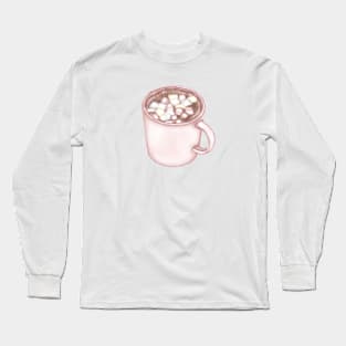 Pink Hot Cocoa Long Sleeve T-Shirt